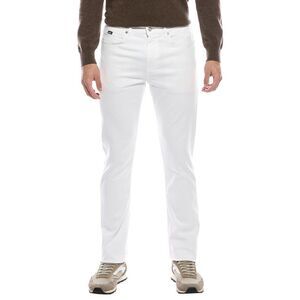 Hugo Boss Mens  Delaware Slim Fit 5-Pocket Pant, White
